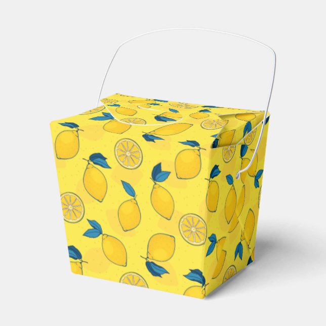 Fresh Citrus Lemon  Favour Box (Front Side)
