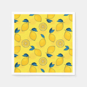Fresh Citrus Lemon  Napkin