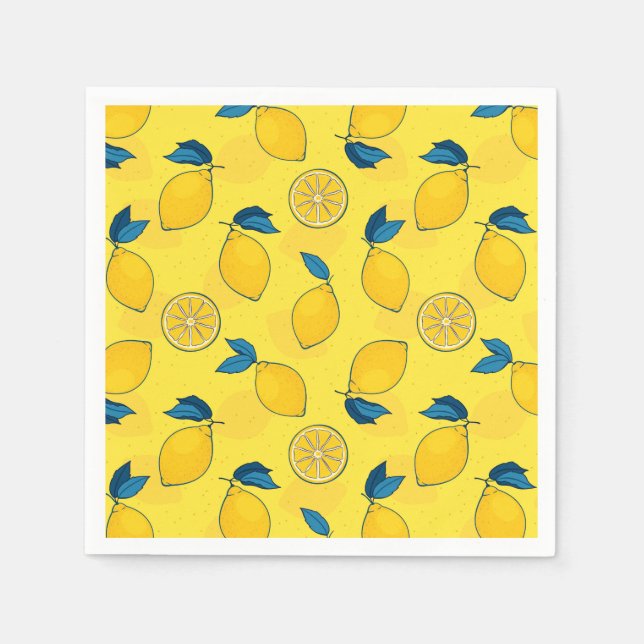 Fresh Citrus Lemon  Napkin (Front)