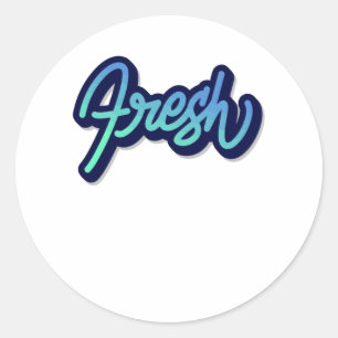 Fresh Classic Round Sticker