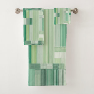 Fresh Clean Green Bath Towel Set