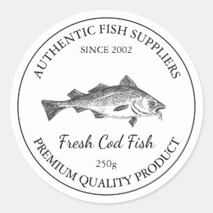 Fresh Cod Fish Packaging Label