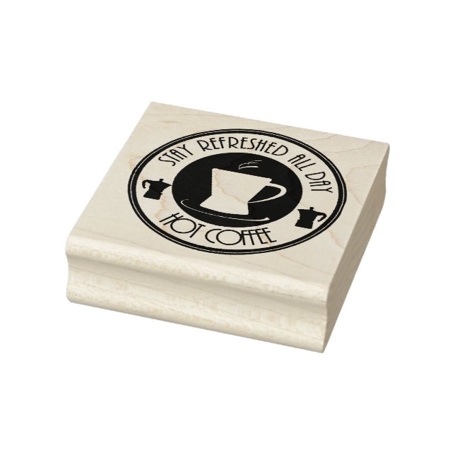 Fresh Coffee Rubber Stamp (Stamp)
