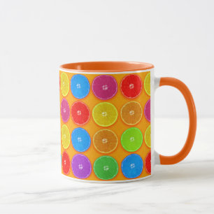 Fresh Colourful Orange Slices Mug