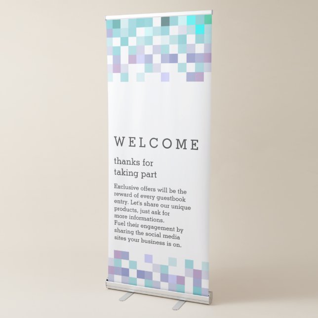 Fresh Cool Colours Pattern Storefront Banner (3/4)