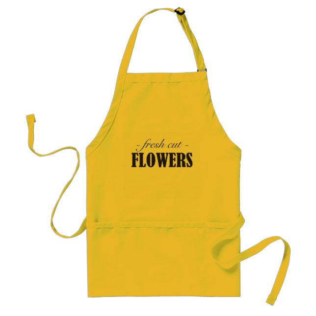 Fresh Cut Flowers Flower Market Florist Apron (Front)