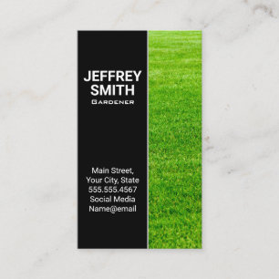 Fresh Cut Lawn   Grass Business Card