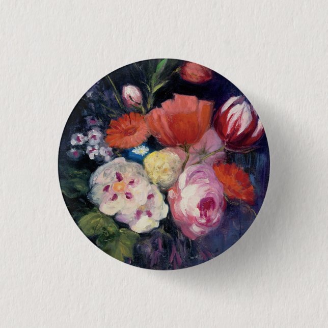Fresh Cut Spring Flower 3 Cm Round Badge (Front)
