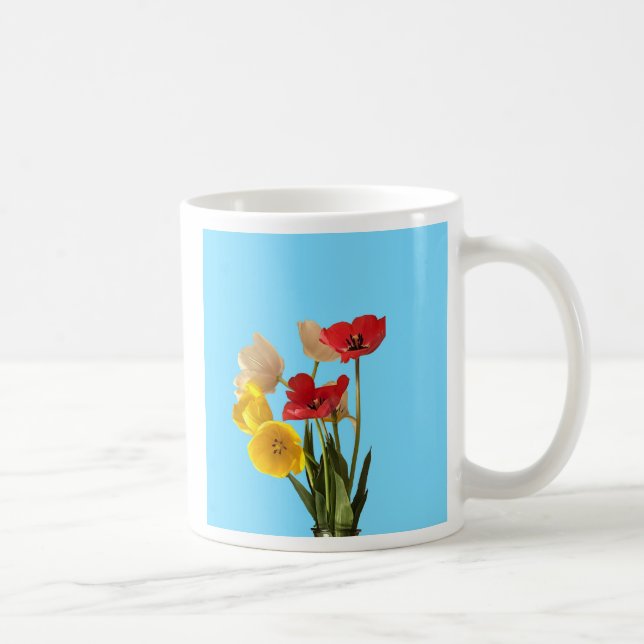 Fresh cut tulips Mug (Right)