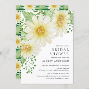 Fresh Daisy Bridal Shower Invitation