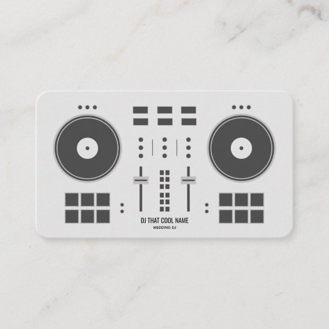 Fresh DJ Controller Business Card (Front)