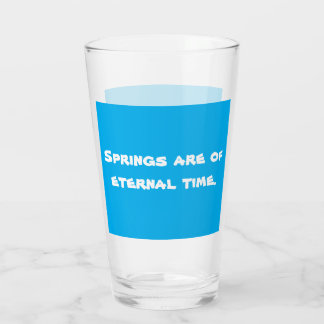 Fresh Drink of Water Glass Tumbler