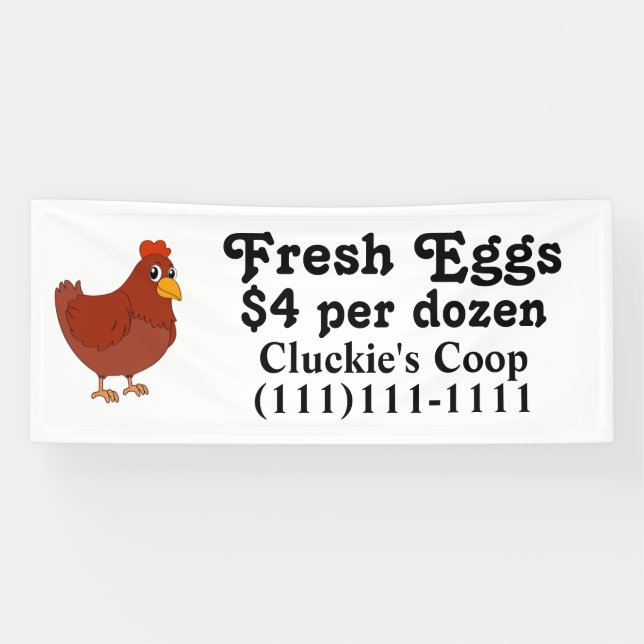 Fresh Egg Banner (Horizontal)