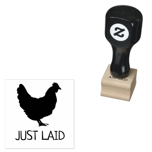 fresh egg farmer free range organic chicken coop   rubber stamp (Stamped)
