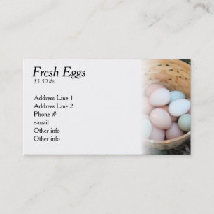 Fresh Eggs Business Card