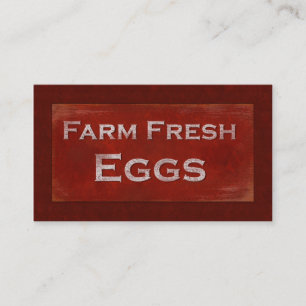 Fresh Eggs Business Card