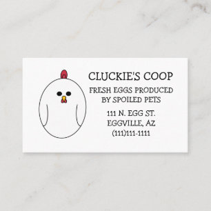 Fresh Eggs Business Cards