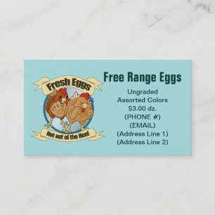 Fresh Eggs Business Cards