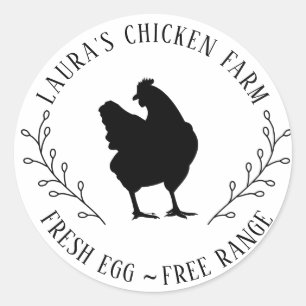 Fresh Eggs Vintage Chicken Farm Cartel Label Mini
