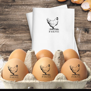 Fresh Eggs Vintage Personalised Egg Stamp