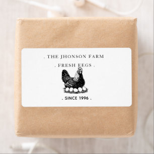 Fresh Eggs Your Name Chicken Hens Egg