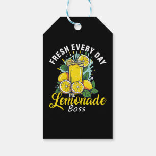 Fresh Every Day The Lemonade Boss Gift Tags