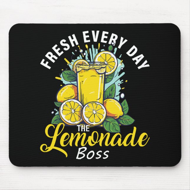 Fresh Every Day The Lemonade Boss Mouse Mat (Front)