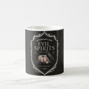 Fresh Evil Spirits Label Sticker Coffee Mug