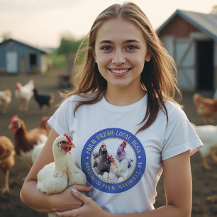 Fresh Farm Local Eggs T-shirt Farmers Market