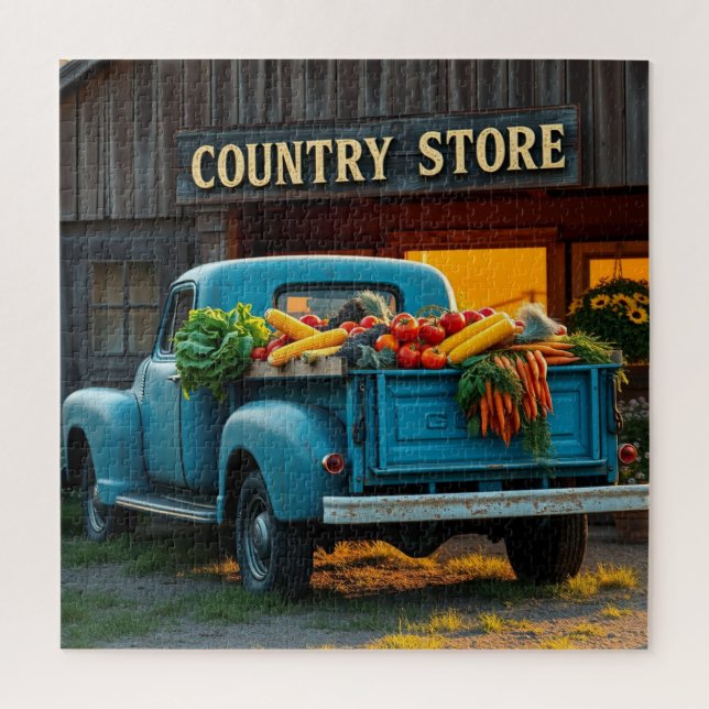 Fresh Farm Produce for the Country Store Jigsaw Puzzle (Vertical)