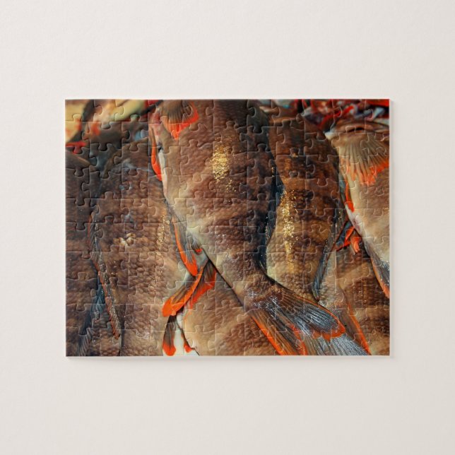 Fresh fish jigsaw puzzle (Horizontal)