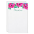 Fresh Florals Personalised Stationery Paper
