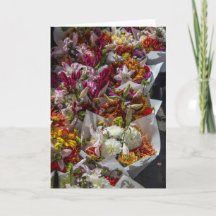 Fresh Flower Bouquets Card