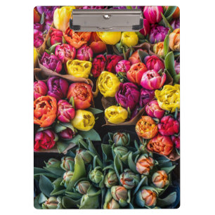 Fresh Flower Market – Vibrant Floral Clipboard