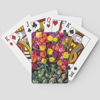 Fresh Flower Market – Vibrant Floral Playing Cards