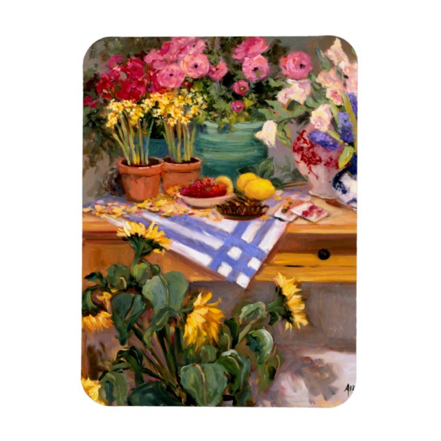 Fresh Flowers I Magnet (Vertical)