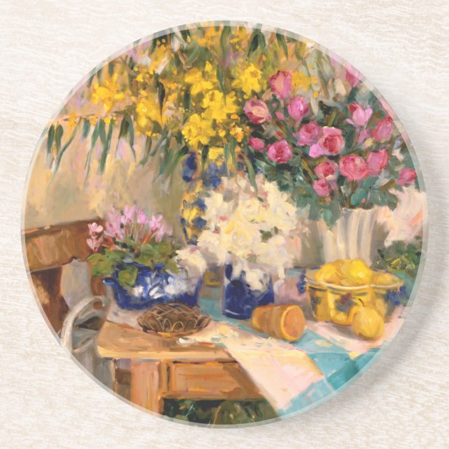 Fresh Flowers II Coaster (Front)