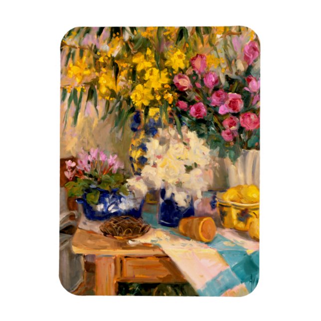 Fresh Flowers II Magnet (Vertical)