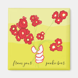 Fresh Flowers of Love Magnet