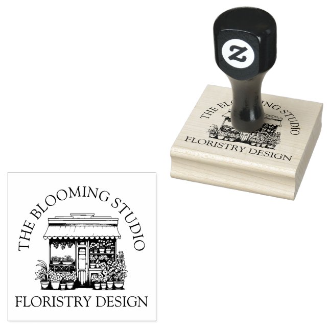 Fresh Flowers Storefront theme Rubber Stamp (Stamped)