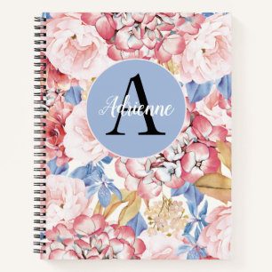 Fresh Flowers Watercolor Hydrangea Notebook