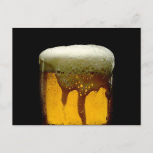 Fresh Foamy Mug Of Beer Postcard
