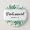 Fresh Foliage Botanical Bridesmaid Monogrammed