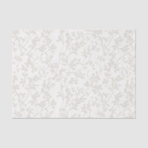 Fresh Foliage (Ivory - Chiffon) Tissue Paper