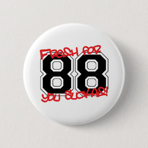Fresh for '88 6 cm round badge