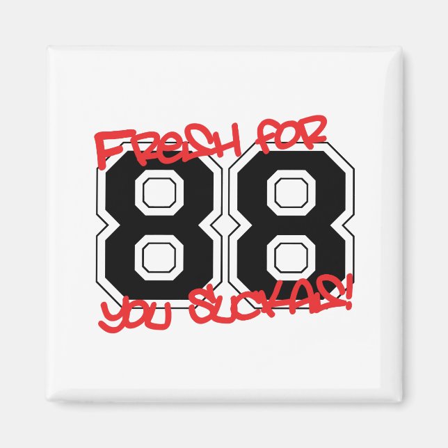 Fresh for '88 magnet (Front)