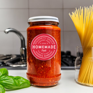 Fresh From My Kitchen Canning Label Custom Colour