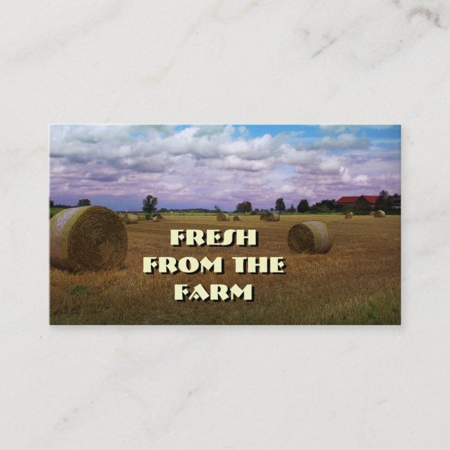 Fresh from the Farm Business Card (Front)
