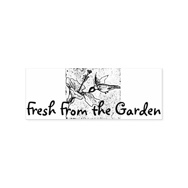 Fresh From the Garden Rubber Stamp (Imprint)