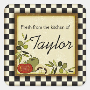 Fresh from the kitchen of custom stickers